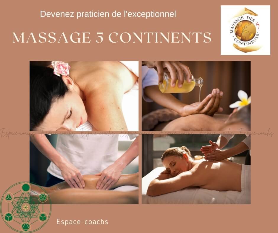 Massage 5 continents  : praticien - Formation 4+5.1.23