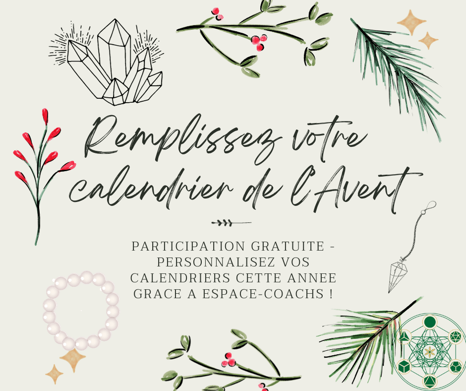 Remplissez votre calendrier de l'Avent ! - 13/10/23