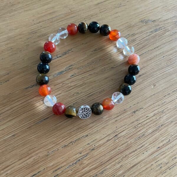 Bracelet synergie (courage - confiance - apaisement - arrêt addictions - protection - perte de poids ...)