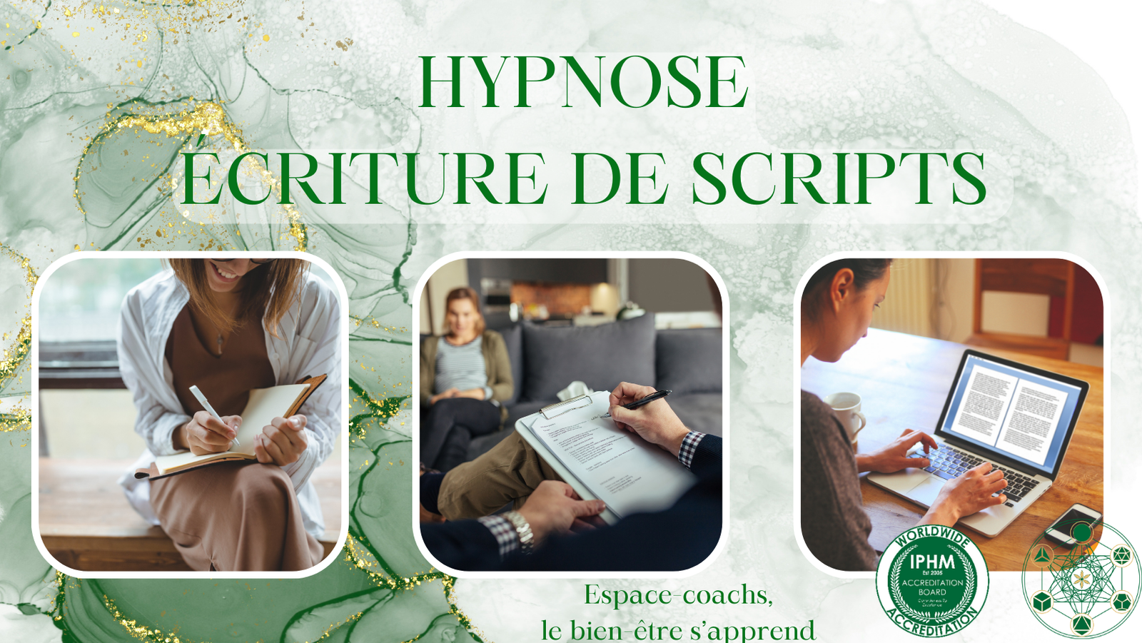 Hypnose - Écriture de scripts - Formation Certifiante - 19-04-24 - Verlaine