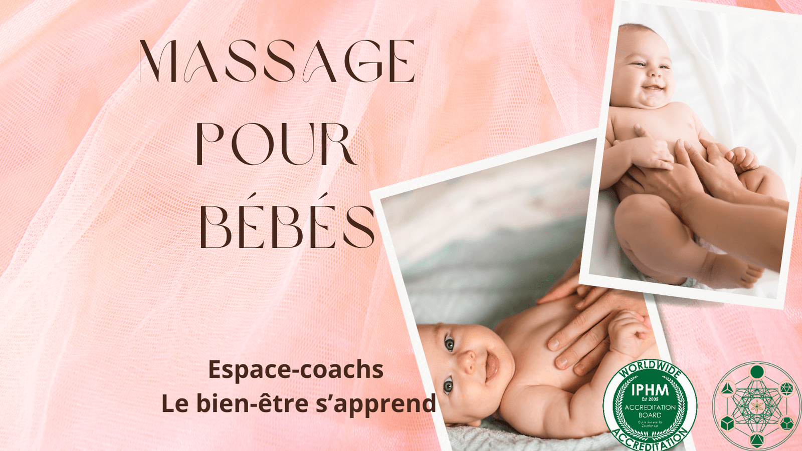 Massage bébés - Formation 18+25/6/24