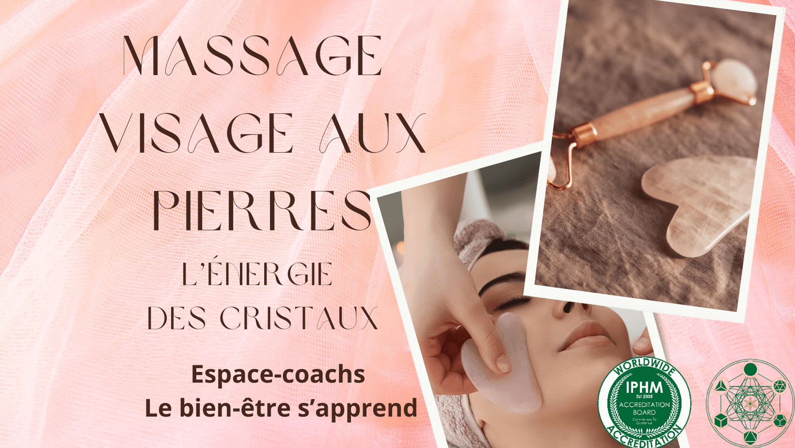 Massage visage aux pierres  - Formation 29/2/24 à Chatelineau