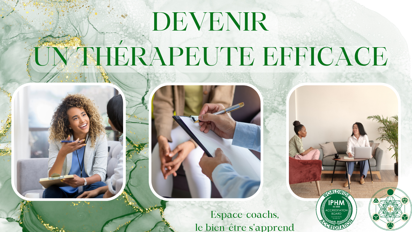 Les clés pour devenir un thérapeute efficace - formation certifiante 20.6.24 à Verlaine