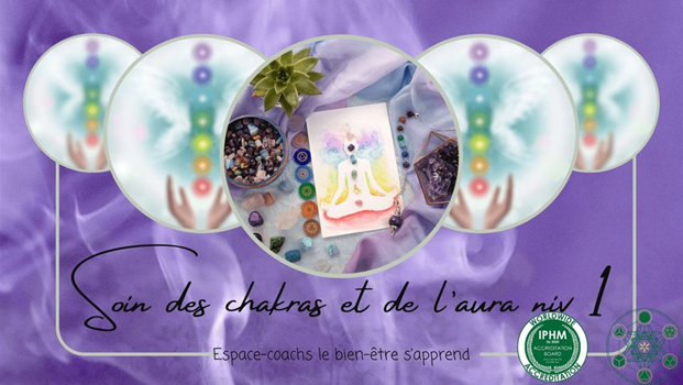 Soins des chakras et de l'aura - Formation 6/10/24 à Vielsalm