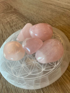 quartz rose roulé