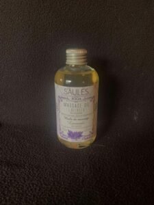 huile massage lavande