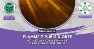 Design 2025 – Flamme 7 Rubis d’Orée Activez la Sagesse Divine et l’Abondance Spirituelle(Energetique et spiritualité)