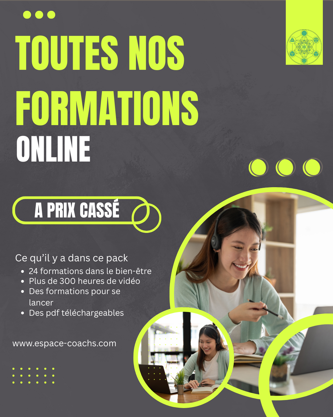 Toutes nos formations en un seul package
