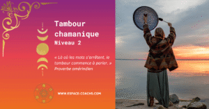 Tambour chamanique - niveau 2 Tambour 2b