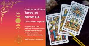 Formation Tarot de Marseille les 22 lames majeures illustration du tarot de marseille les 22 lames